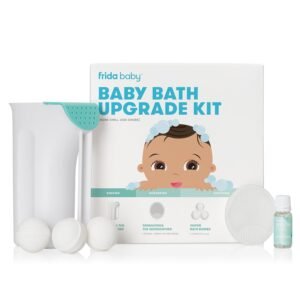 Frida Baby Baby Bath Upgrade Kit | Infant and Toddler Bath Essentials, Rinser Cup, Baby Bath Silicone Brush, Bath Bombs, Essential Oil Vapor Drops Frida Baby Baby Bath Upgrade Kit | Infant and Toddler Bath Essentials, Rinser Cup, Baby Bath Silicone Brush, Bath Bombs, Essential Oil Vapor Drops