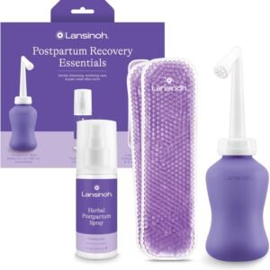 Lansinoh Postpartum Essentials Kit, Postpartum Care Kit for Mom