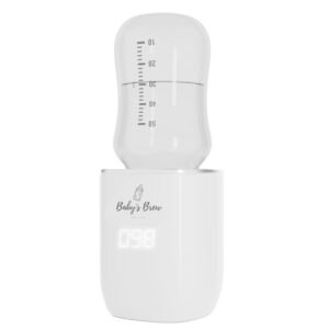 Baby’s Brew Portable Bottle Warmer Pro – Milk Warmers for Breastmilk or Formula, Leak-Proof Design, Travel-Friendly, Cordless, Battery-Powered, 8-12 Hour Battery Life, Warmer Only