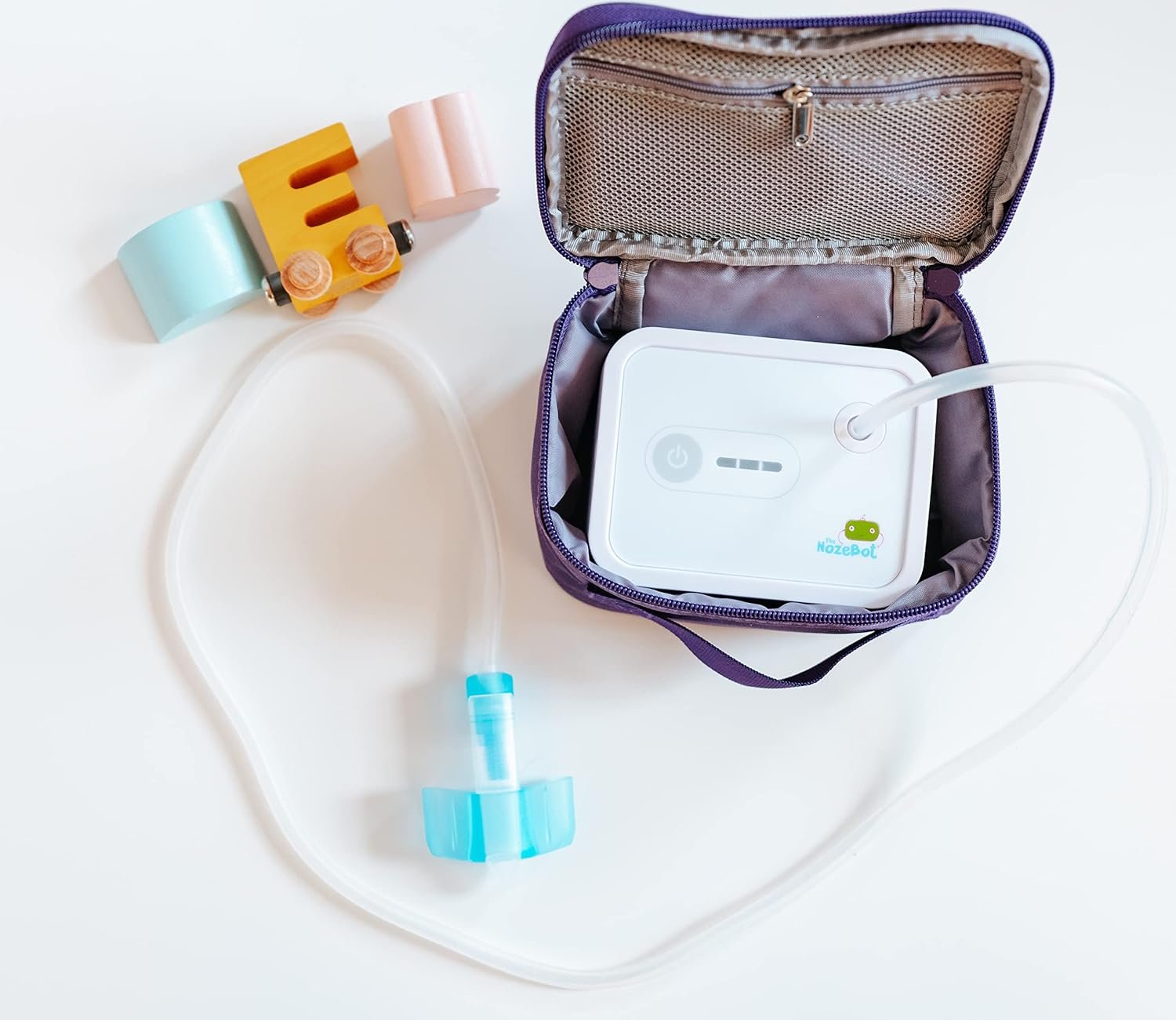 Electric Baby Nasal Aspirator | The NozeBot by Dr. Noze Best | Nasal Vacuum with Travel Bag Electric Baby Nasal Aspirator | The NozeBot by Dr. Noze Best | Nasal Vacuum with Travel Bag