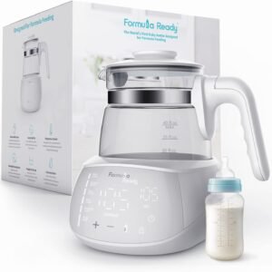 Formula Ready Baby Water Kettle- One Button Boil Cool Down and Keep Warm at Perfect Temperature 24/7 – Dispense Water Instantly- Replace Traditional Bottle Warmer