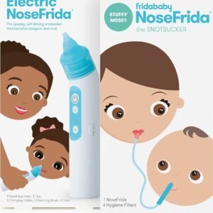 Frida Baby Nasal Aspirator NoseFrida and Electric NoseFrida Bundle