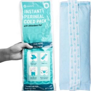 ICEWRAPS Instant Postpartum Pads for Women After Birth – Perineal Ice Packs for Postpartum Care – 12 Individually Wrapped for Your Postpartum Essentials Kit