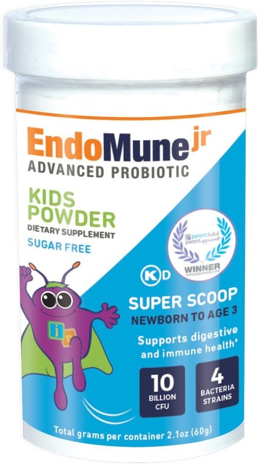 Jr Advanced Probiotic Powder for Newborns, Infants, Toddlers & Baby | 10 Billion CFUs | 4 Strains Bacteria & FOS Prebiotic | Physician Formulated | 60 Day Supply Jr Advanced Probiotic Powder for Newborns, Infants, Toddlers & Baby | 10 Billion CFUs | 4 Strains Bacteria & FOS Prebiotic | Physician Formulated | 60 Day Supply