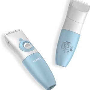 KONKA Baby Hair Clipper,Ceramic Blade,Baby Pusher Ultra Quiet 7 Level Rechargeable Waterproof,Washable