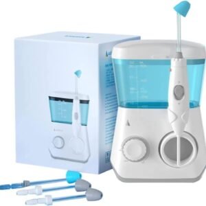 KYCWY Nasal wash, Pulsating Nasal Sinus Irrigation System Electric Neti Pot for Sinus Stuffy Nose & Allergy Relief Nasal Sinus Rinse…