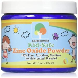 Kid-Safe Zinc Oxide Powder for Baby Care, Sun Protection, and Diaper Rash Relief | 8 oz Kid-Safe Zinc Oxide Powder for Baby Care, Sun Protection, and Diaper Rash Relief | 8 oz