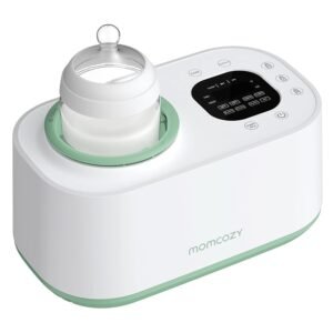 Momcozy No Wash Waterless Bottle Warmer with Shake Bottle Function, 4 Temperature Settings Adjustable, Surrounding Hot Air Heating Breastmilk Evenly to Ideal Temperature Momcozy No Wash Waterless Bottle Warmer with Shake Bottle Function, 4 Temperature Settings Adjustable, Surrounding Hot Air Heating Breastmilk Evenly to Ideal Temperature