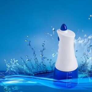 Nasal wash, Portable Nose Cleaning Machine 300Ml Nasal Wash Cleaner with Two Spouts for Adults Children Prevent Allergic Rhinitis