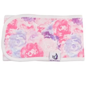 Organic Cotton Baby Belly Band, Wrap, Umbilical Cord Navel Belt, Binder for infant colic & gas relief, newborn to 12 months (Bouquet)