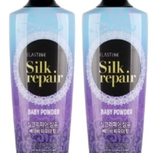 Silk Repair Shampoo Baby Powder Scent x 2 Pack (550ml 18.6 Fl.oz/each)
