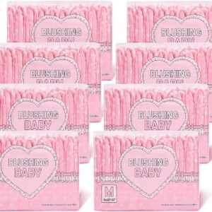 Littleforbig Printed Adult Brief Diapers 80 Pieces (8 Packs) – Blushing Baby(M)